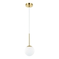 Open Design OR80087 - Kúpeľňový luster na lane BAO 1xG9/8W/230V IP44 zlatý