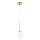 Open Design OR80087 - Kúpeľňový luster na lane BAO 1xG9/8W/230V IP44 zlatý