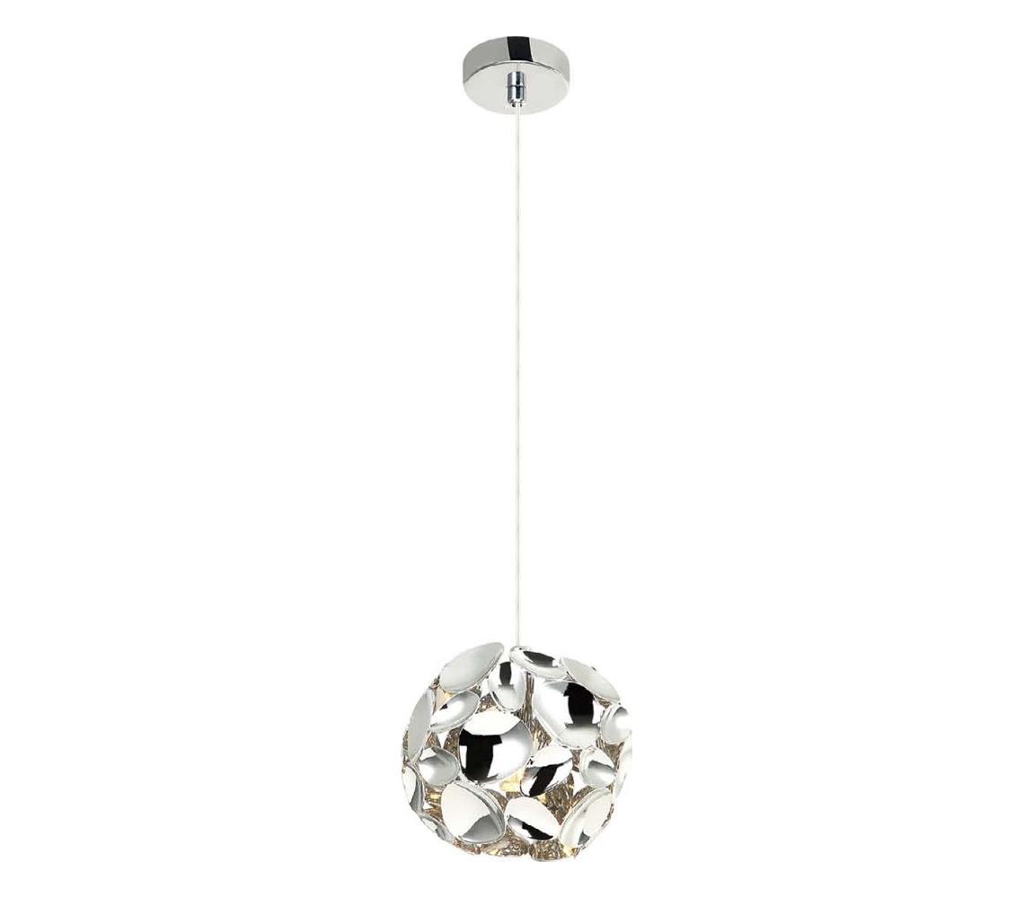 Open Design OR80179 - Závesné svietidlo CARERA na lanku 1xG9/7W/230V pr. 15 cm lesklý chróm OR80179