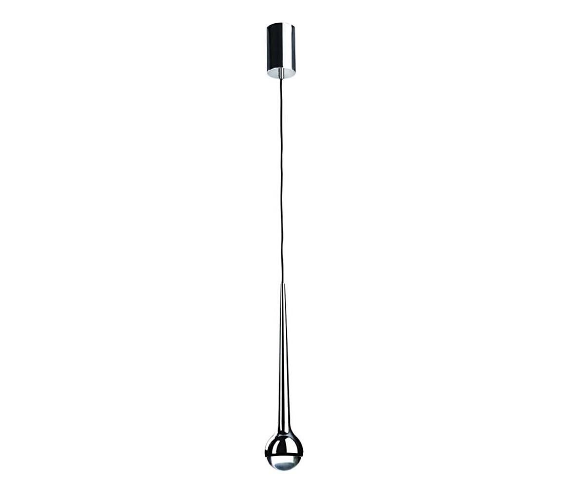 Open Design OR80261 - LED luster na lankách CAPPI LED/5W/230V čierny chróm OR80261