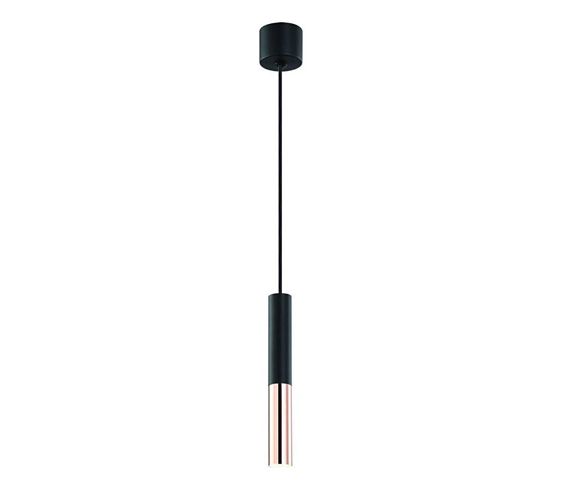 Open Design OR80827 - Luster na lanku SLIMI 1xG9/3,5W/230V čierna/ružové zlato OR80827