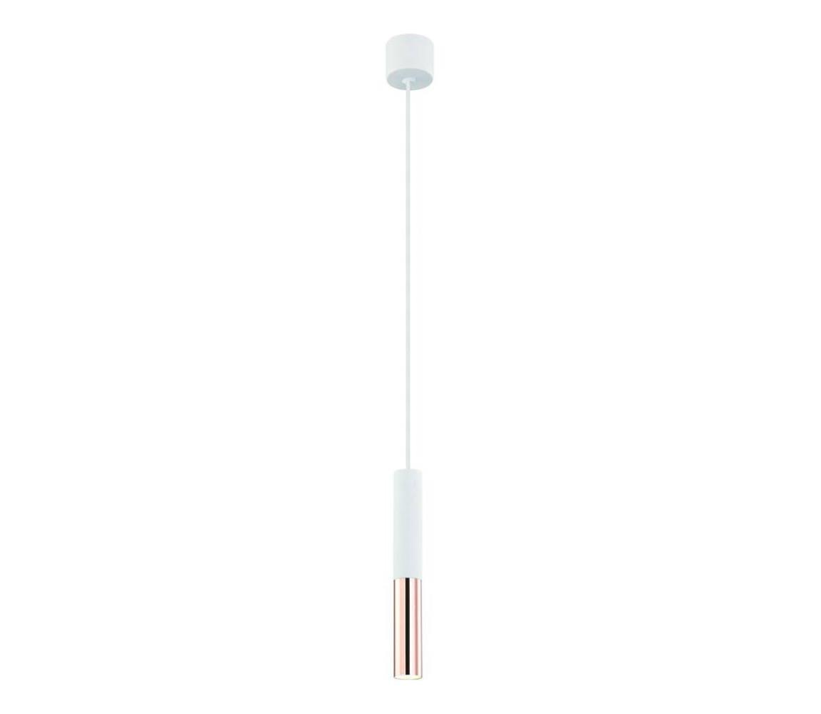 Open Design OR80858 - Závesný luster SLIMI na lanku 1xG9/3,5W/230V biela/ružové zlato OR80858