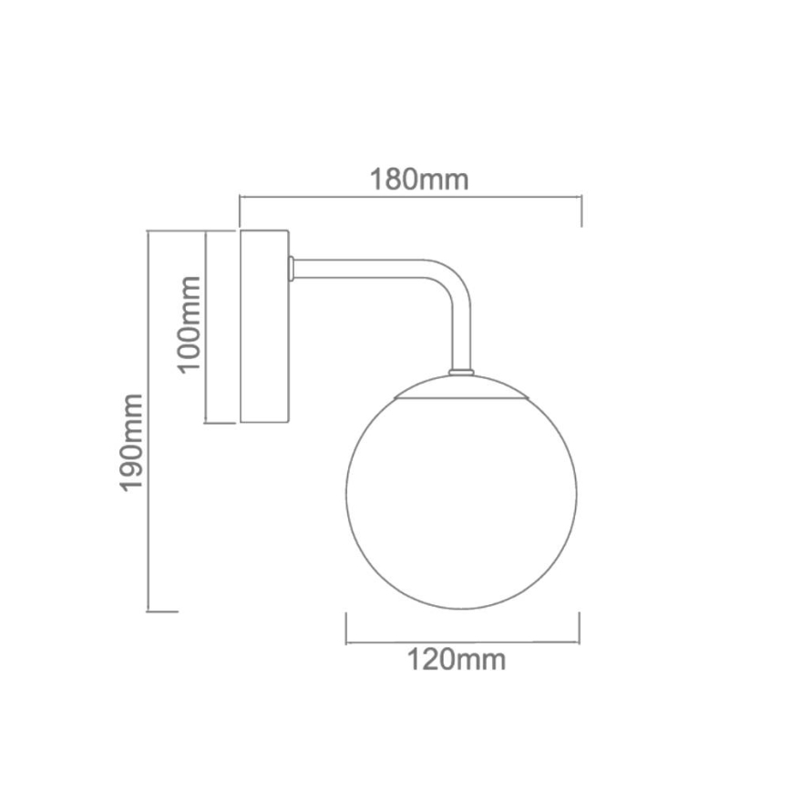 Open Design OR81398 - Kúpeľňové nástenné svietidlo BAO 1xG9/8W/230V IP44 zlaté