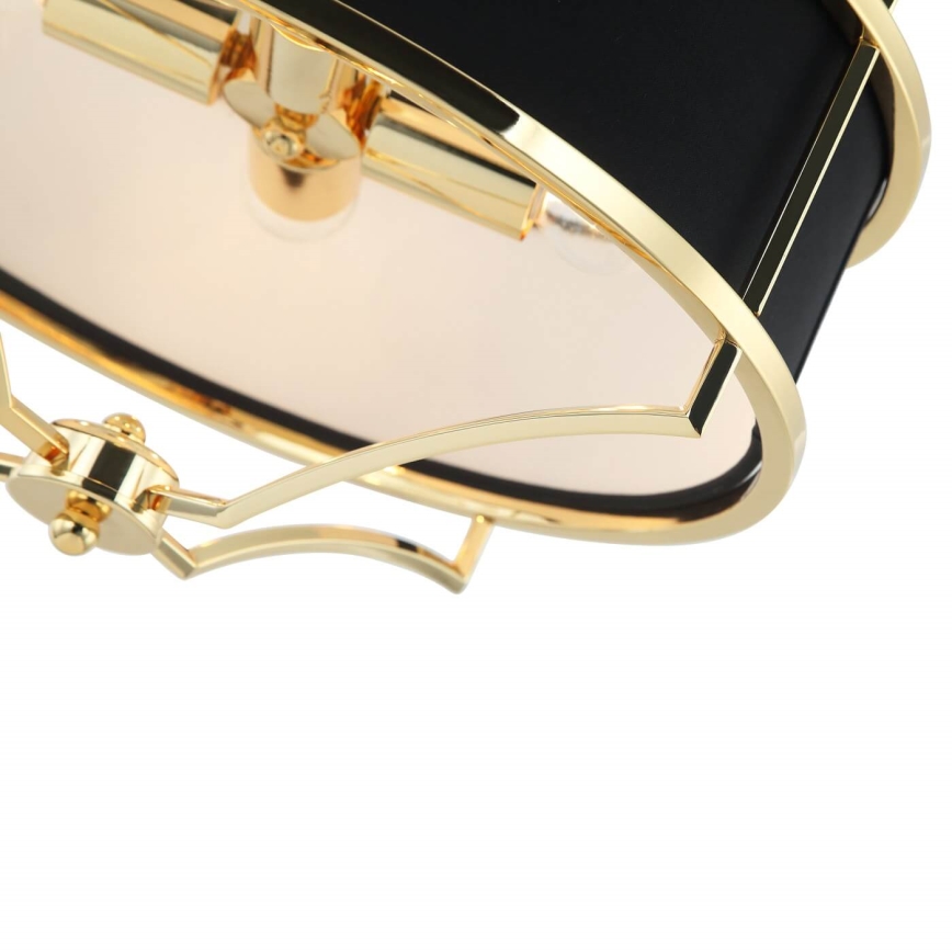 Open Design OR84153 - Luster na tyči STESSO 4xE27/15W/230V pr. 42 cm zlatá/čierna