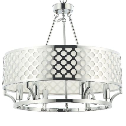 Open Design OR84375 - Luster na reťazi VERNO 6xE14/12W/230V lesklý chróm