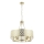 Open Design OR84382 - Luster na reťazi VERNO 6xE14/12W/230V mosadz