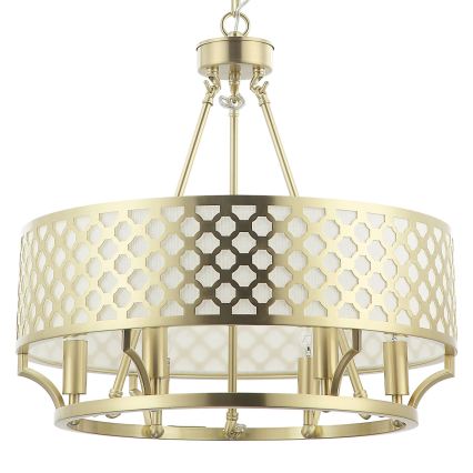 Open Design OR84382 - Luster na reťazi VERNO 6xE14/12W/230V mosadz