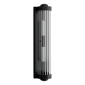 Open Design OR84498 - Nástenné svietidlo do kúpeľne FUMI 2xG9/8W/230V IP44 čierne