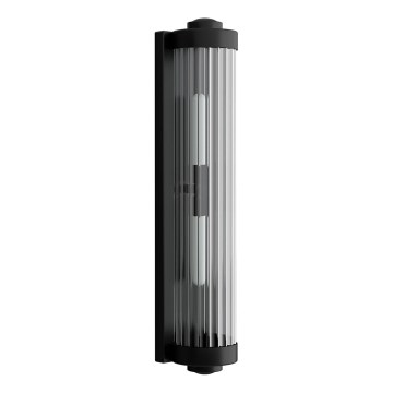 Open Design OR84498 - Nástenné svietidlo do kúpeľne FUMI 2xG9/8W/230V IP44 čierne