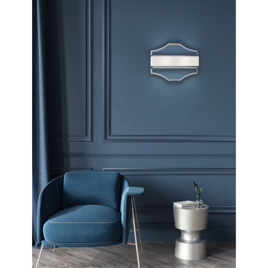 Open Design OR84504 - Nástenné svietidlo GERDO 2xE14/12W/230V lesklý chróm/biela