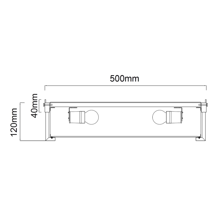 Open Design OR84924 - Stropné svietidlo ROMI 4xE14/12W/230V priemer 50 cm lesklý chróm