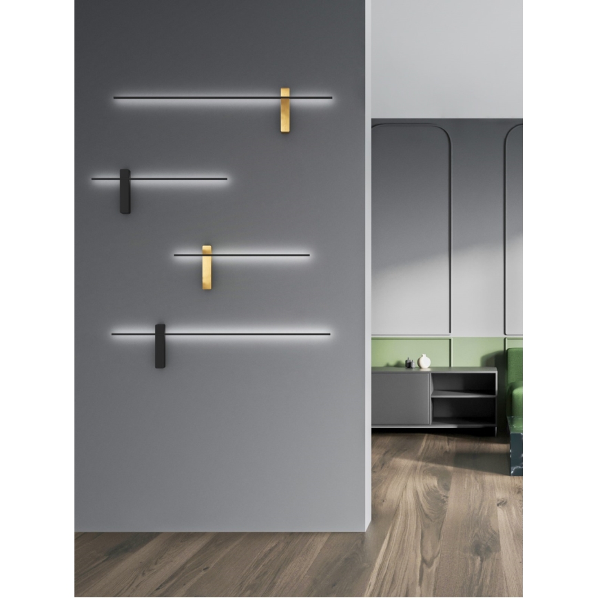 Open Design OR85051 - LED nástenné svietidlo BENE LED/10,5W/230V 100 cm čierne