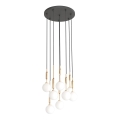 Open Design OR85334 - Luster na lanku ERO 8xG9/8W/230V zlatý