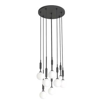 Open Design OR85341 - Luster na lankách ERO 8xG9/8W/230V čierna