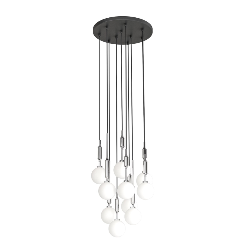 Open Design OR85358 - Závesný luster ERO na lanku 10xG9/8W/230V lesklý chróm
