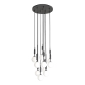 Open Design OR85372 - Závesný luster na lanku ERO 10xG9/8W/230V čierny