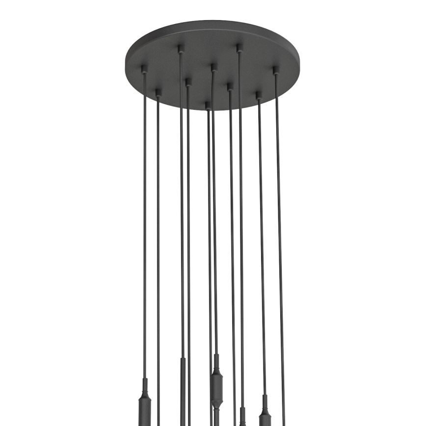 Open Design OR85372 - Závesný luster na lanku ERO 10xG9/8W/230V čierny