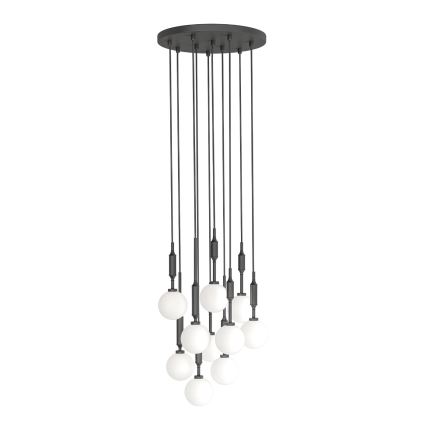 Open Design OR85372 - Závesný luster na lanku ERO 10xG9/8W/230V čierny