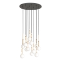 Open Design OR85396 - Luster na lanku ERO 12xG9/8W/230V zlatý