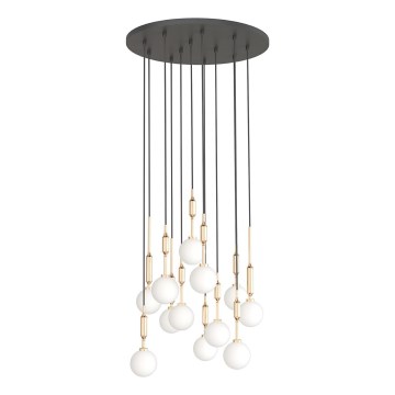 Open Design OR85396 - Luster na lanku ERO 12xG9/8W/230V zlatý