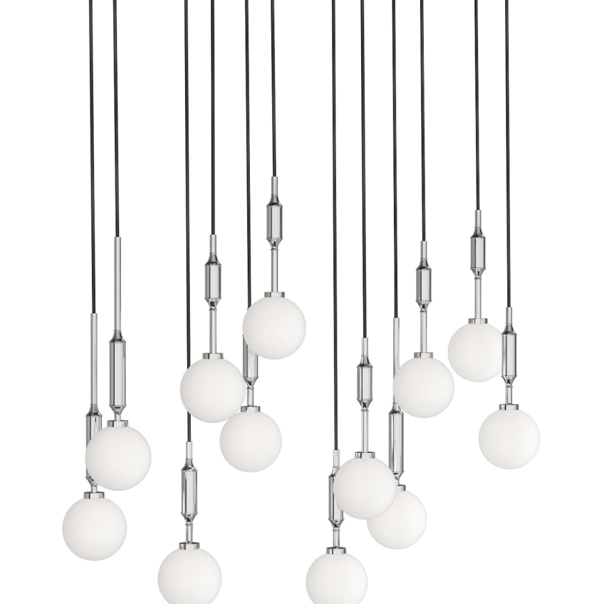 Open Design OR85440 - Luster na lanku ERO 12xG9/8W/230V lesklý chróm