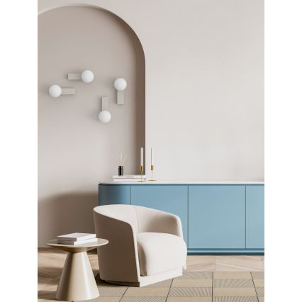 Open Design OR85549 - Kúpeľňové nástenné svietidlo BOLETTA 1xG9/8W/230V IP44 béžové