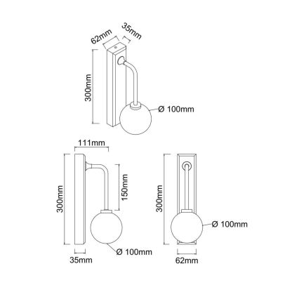 Open Design OR85594 - Kúpeľňové nástenné svietidlo ERO 1xG9/9W/230V IP44 lesklý chróm
