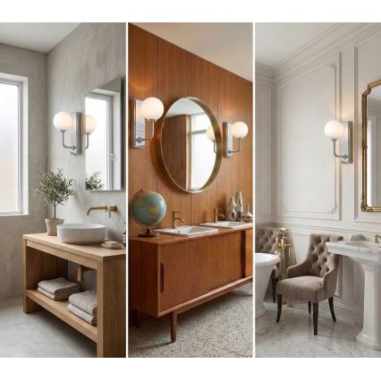 Open Design OR85594 - Kúpeľňové nástenné svietidlo ERO 1xG9/9W/230V IP44 lesklý chróm