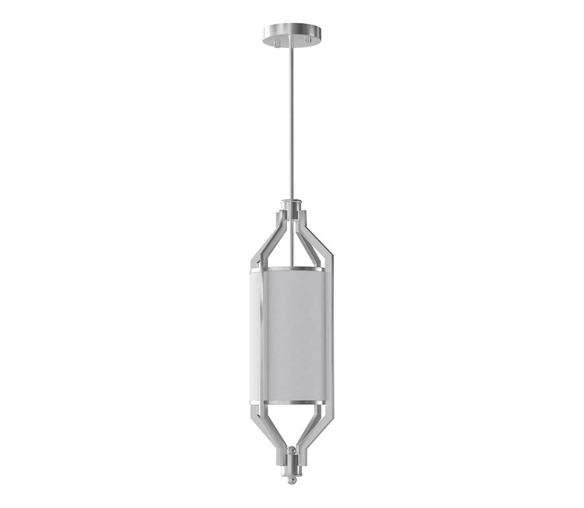 Open Design OR85853 - Luster na tyči ZUNDO 1xE27/15W/230V matný chróm/biela OR85853