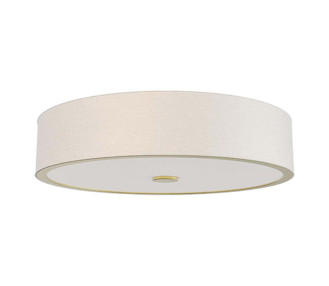 Open Design OR86034-Str. svietidlo ZALINDRO 6xE27/15W/230V priemer 74,5 cm biela/mosadz OR86034