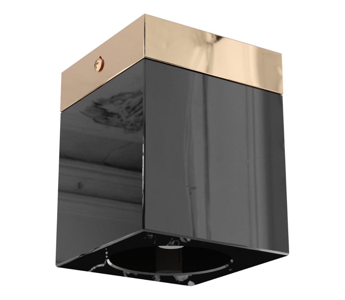 Open Design OR86300 - Bodové svietidlo CUBO 1xG9/8W/230V čierna/ružové zlato OR86300