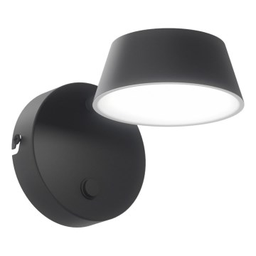 Open Design OR86522 - LED nástenné svietidlo TIMO LED/6W/230V 3000/4500/6500K čierna
