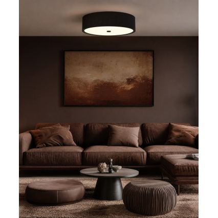 Open Design OR86591 - Stropné svietidlo ZALINDRO 6xE27/15W/230V priemer 74,5 cm čierna