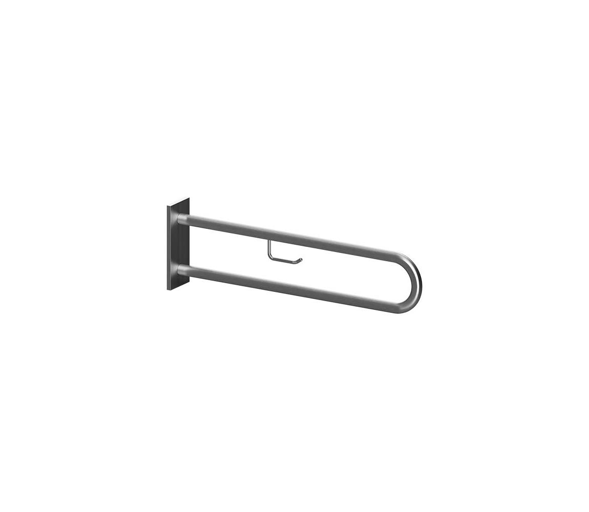 BEMETA Oporné madlo 10,3x25,3 cm nerez/strieborné 301807332