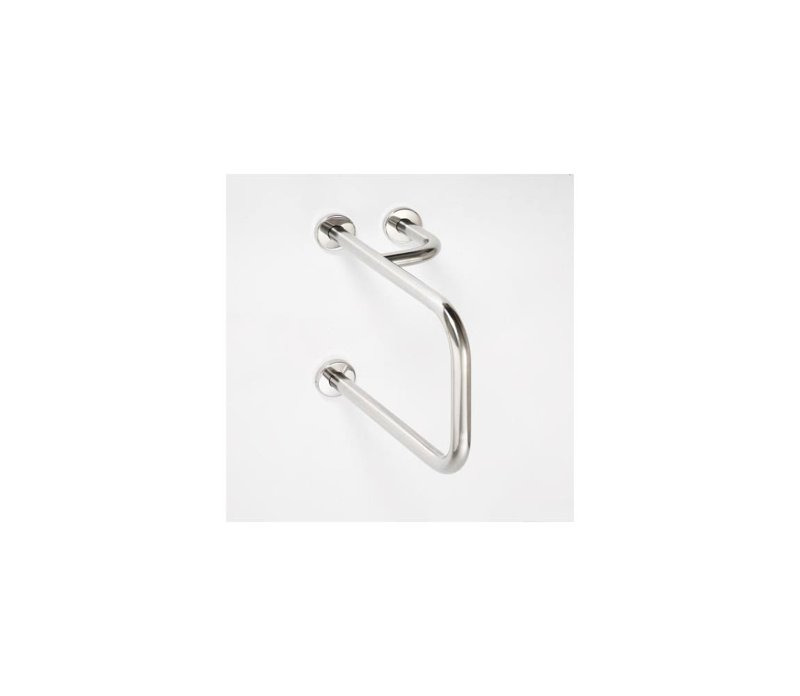 BEMETA Oporné madlo 23,5x38 cm nerez/strieborné 301122112