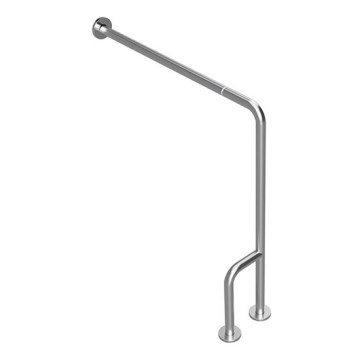 Oporné madlo 23x86,6 cm nerez/strieborné