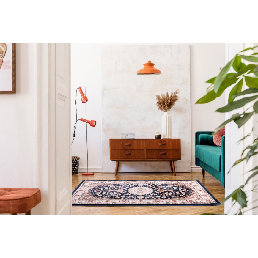 Orientálny koberec DUBAI 120x170 cm 2300 g/m2 tmavomodrý