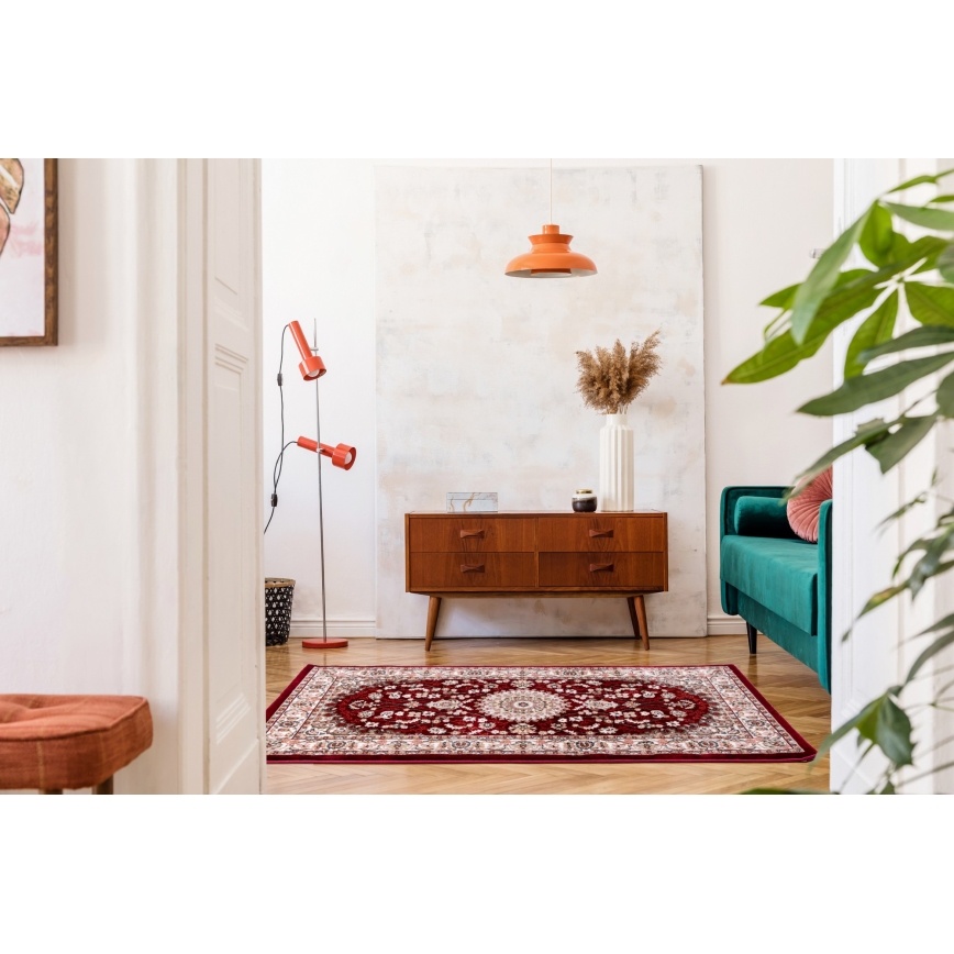 Orientálny koberec DUBAI 80x150 cm 2300 g/m2 červený