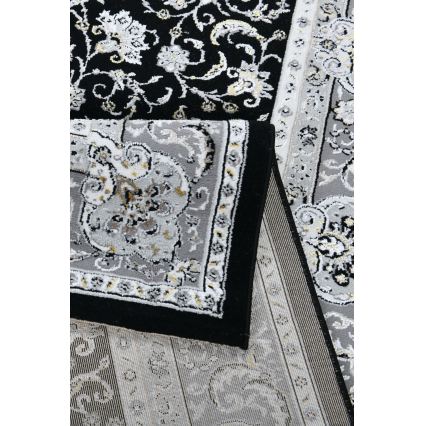 Orientálny koberec GRECE 120x170 cm 2150 g/m2 čierna/strieborná