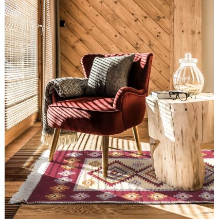 Orientálny koberec KILIM 80x150 cm červený