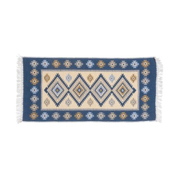 Orientálny koberec KILIM 80x150 cm modrý