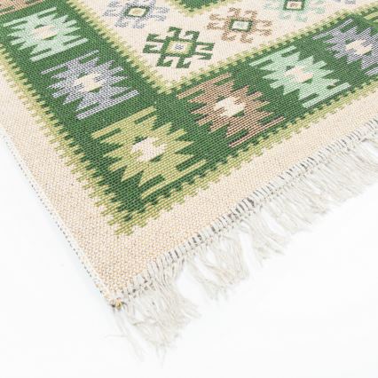 Orientálny koberec KILIM 80x150 cm zelený