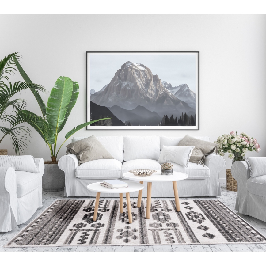 Orientálny koberec NEPAL 200x280 cm sivý
