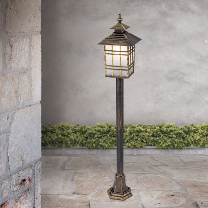 Vonkajšia lampa KIKO 1xE27/11W/230V IP44 bronz/patina
