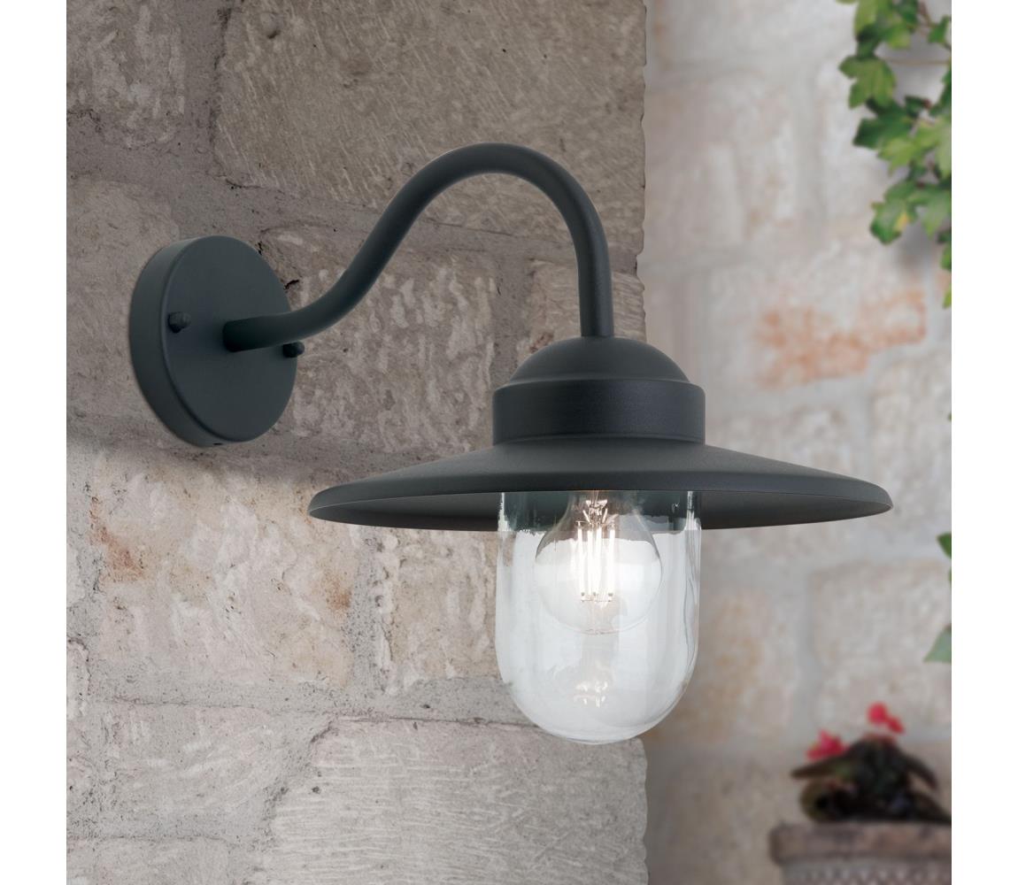 Orion AL 11-1313 - Vonkajšie nástenné svietidlo EDWARD 1xE27/60W/230V IP44 antracit AL 11-1313 anthrazit