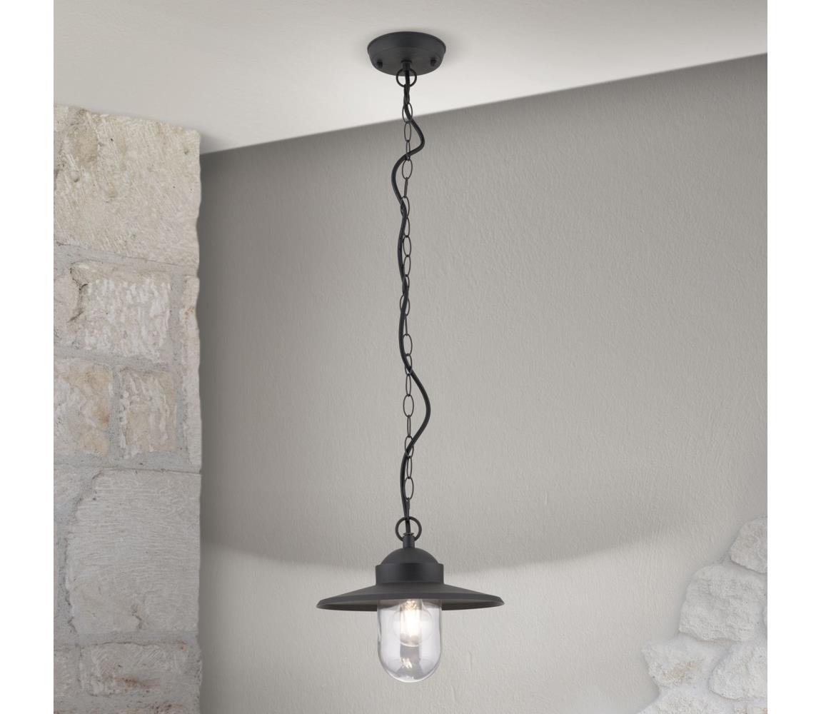 Orion AL 11-1318 - Vonkajšie závesné svietidlo EDWARD 1xE27/60W/230V IP44 antracit AL 11-1318 anthrazit