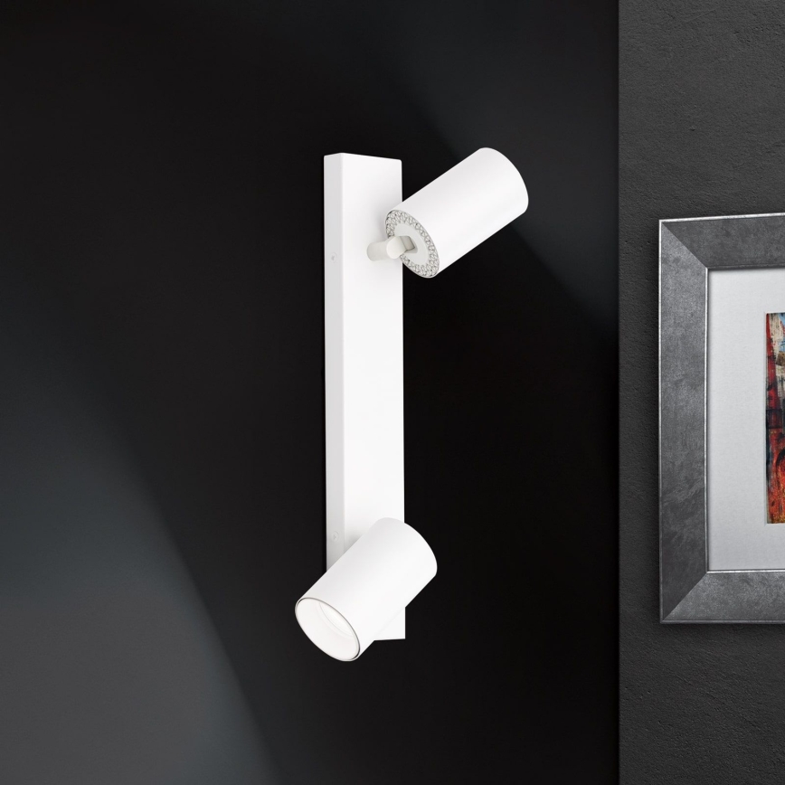 Bodové svietidlo SEAN 2xGU10/13W/230V biela