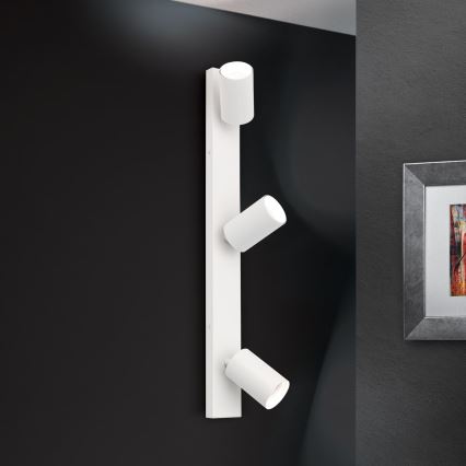 Bodové svietidlo SEAN 3xGU10/13W/230V biela