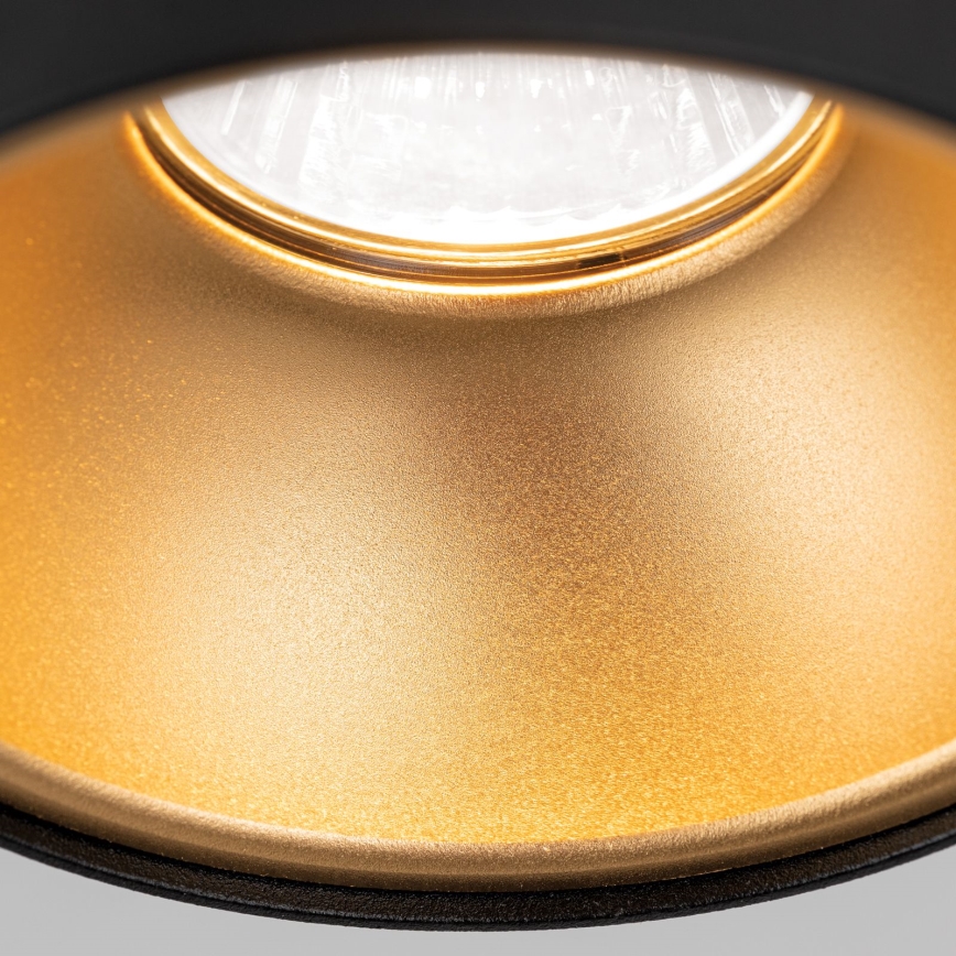 Bodové svietidlo STARLIGHT 1xGU10/50W/230V čierna/zlatá