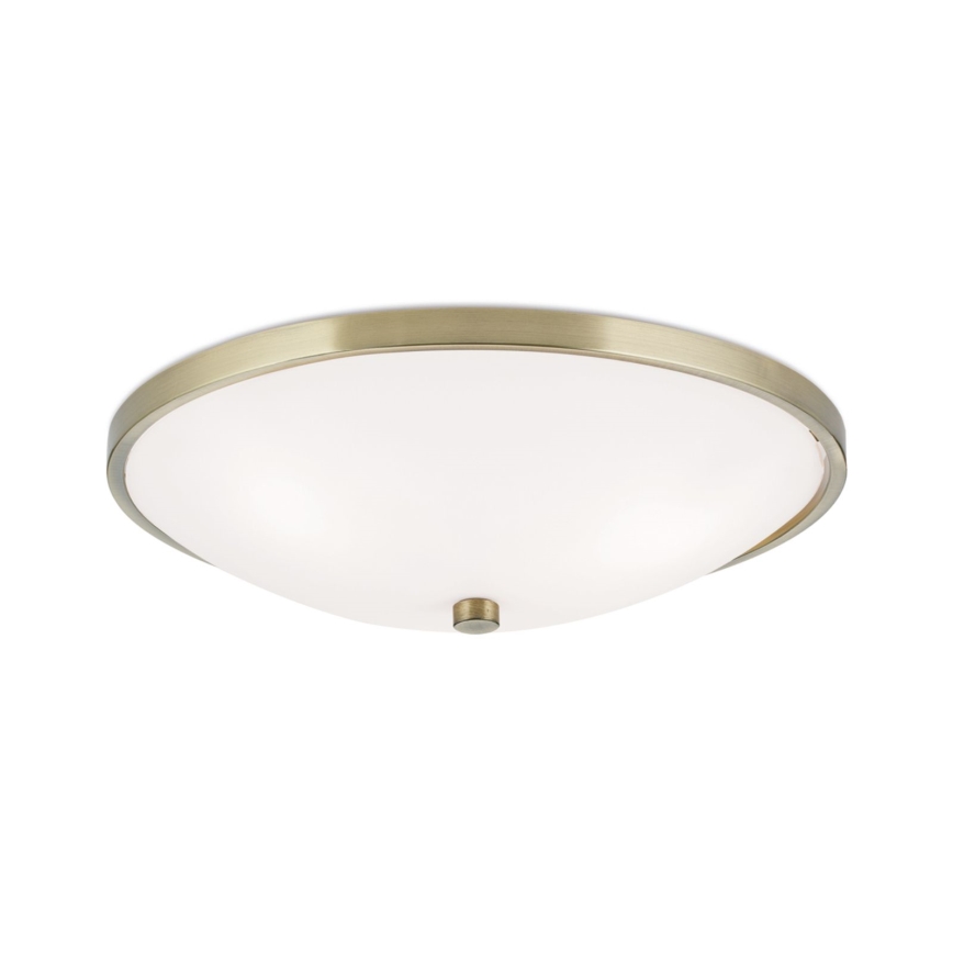 Stropné svietidlo AIDA 3xE27/60W/230V pr. 40 cm mosadz